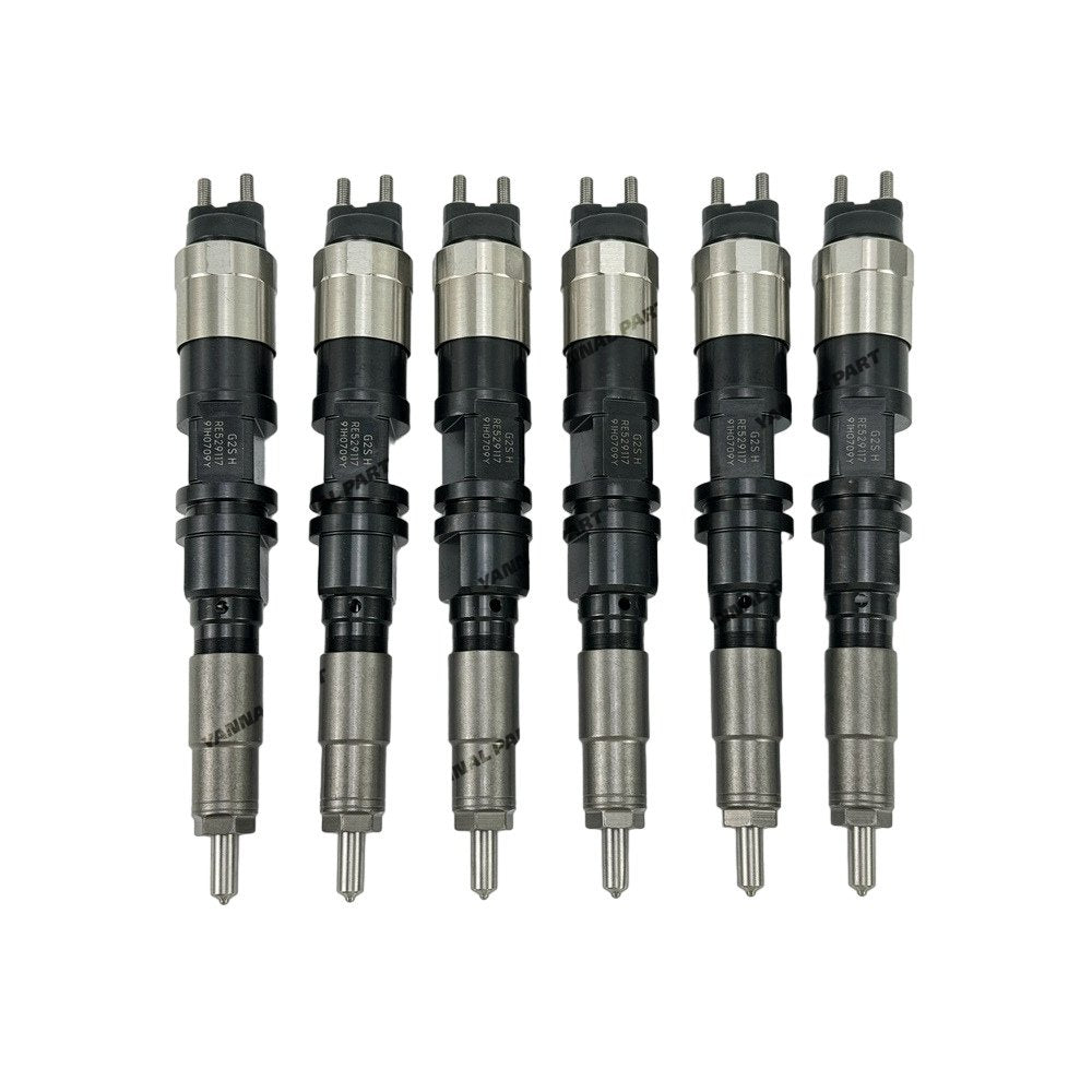 Fuel Injector 095000-6500 RE529117 For John Deere 4.5L 4045 6.8L 6068 310K 1010D Engine