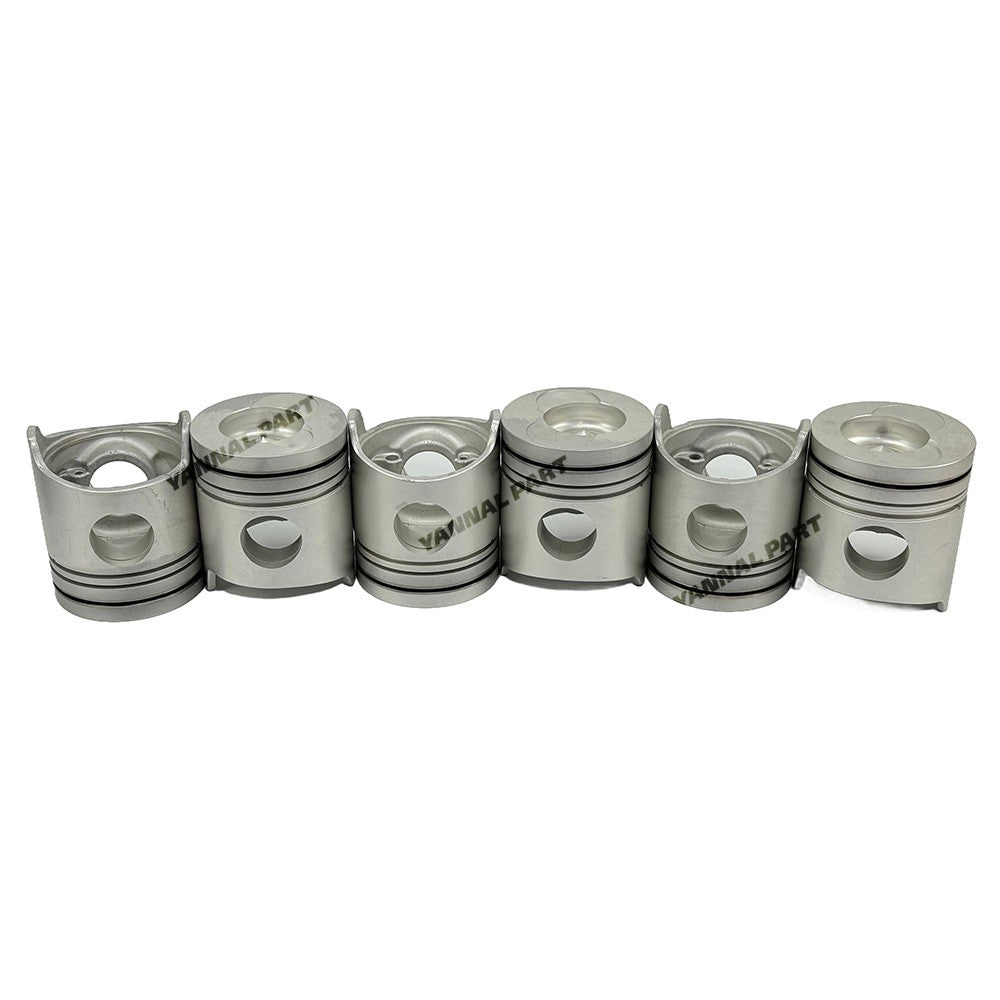 Piston Kit ME158096 Fit For Mitsubishi 6D24 Engine