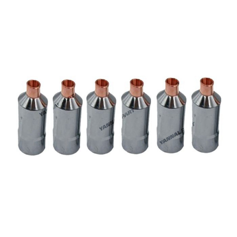 6 PCS Injector Sleeve N481-11176-1190 11176-1190 for Hino Engine J05C J07C J07E J08C S05C