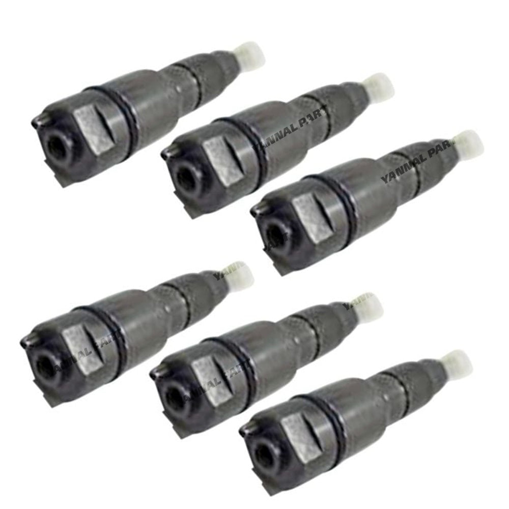 6 PCS Fuel Injector 0432191347 A0050174621 Fit For Mercedes-Benz Engine OM541 OM457 Truck Actros MP2 MP3