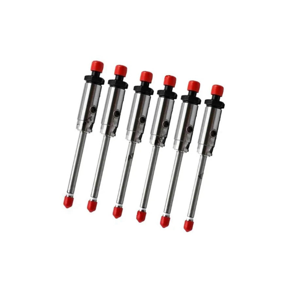 6 PCS Fuel Injector 7W-7038 0R-4124 Fit For Caterpillar CAT Engine 3306 3306B Tractor D6H D6D D6R