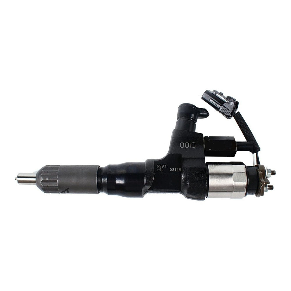 Fuel Injector 23670-E0010 095000-6593 Fit For Hino Engine 3.8L 4.7L 5.0L 6.5L 7.7L