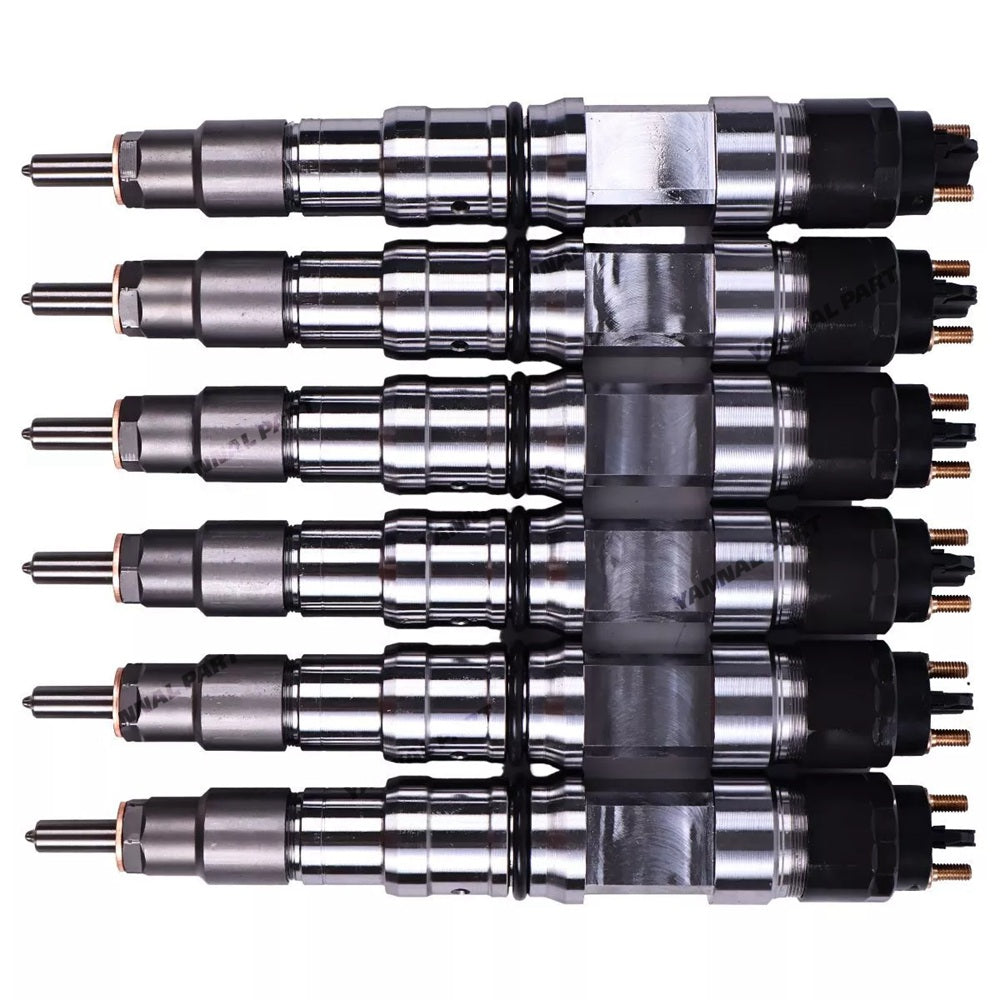 6PCS Fuel Injector 0445120219 Fit For Bosch