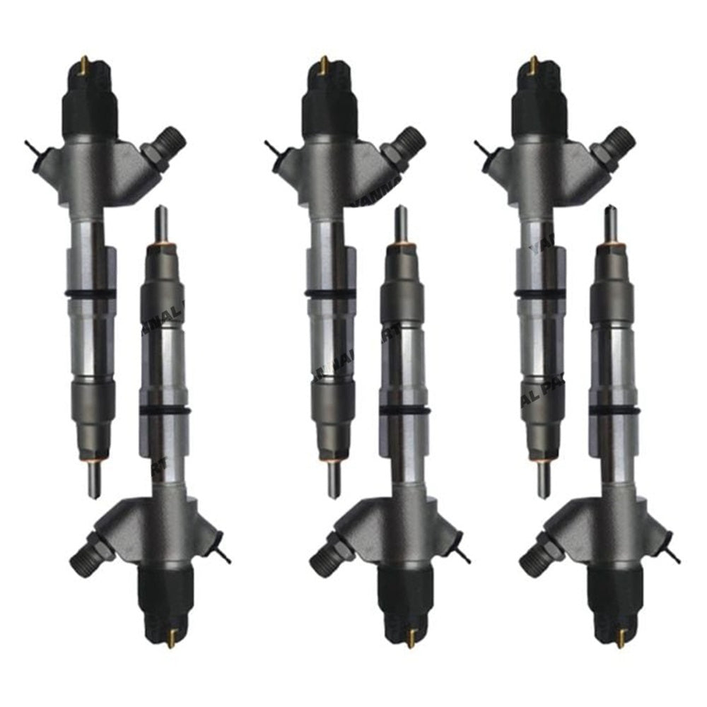 6PCS Fuel Injector 0445120357 Fit For Bosch