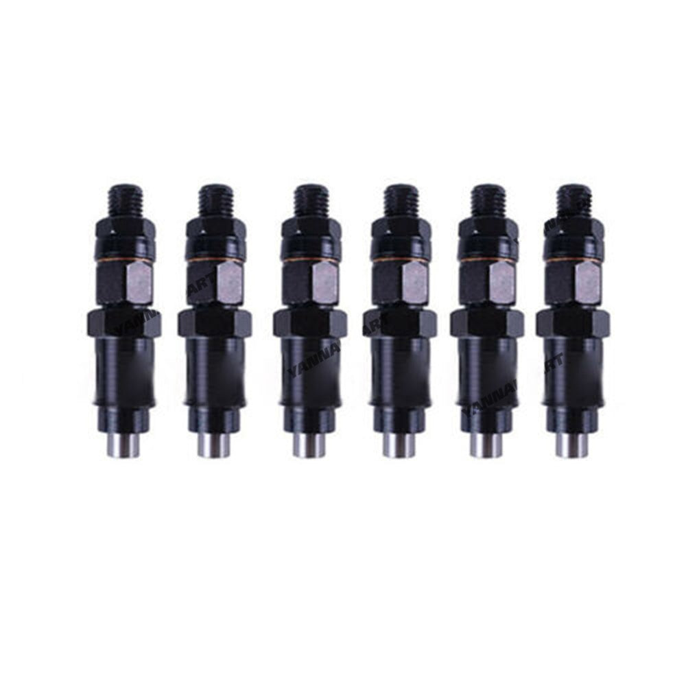 6PCS Fuel Injector 23600-68020 Fit For Toyota Engine 2H Land Cruiser HJ60 HJ75