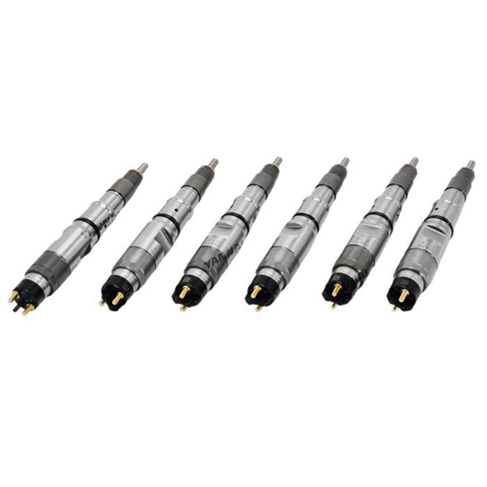 6 PCS Fuel Injector 65.10101-7050A 65101017050A Fit For Doosan Daewoo Engine DE08