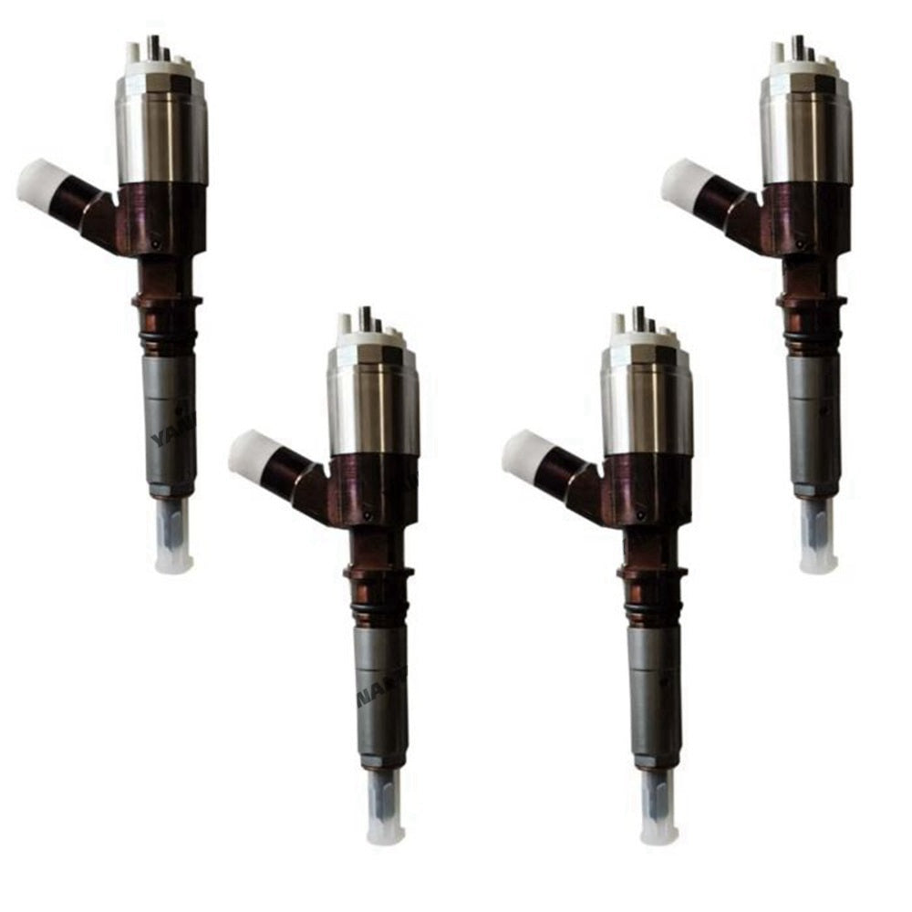 4 PCS Fuel Injector 10R-7666 266-4489 282-0470 276-8270 Fit For Caterpillar CAT Engine C4.4