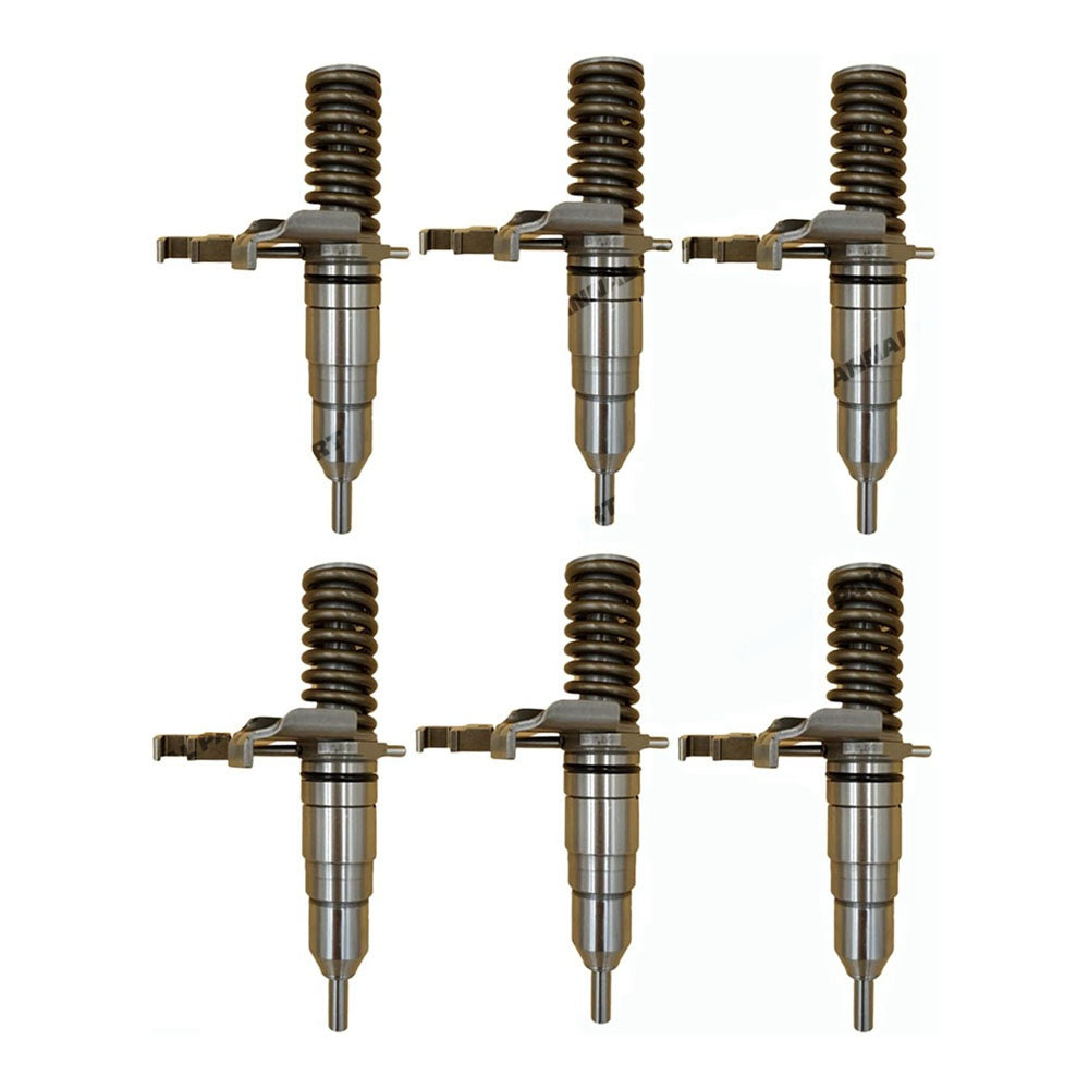 6 PCS Fuel Injector 10R-1252 Fit For Caterpillar CAT Engine 3606 3612