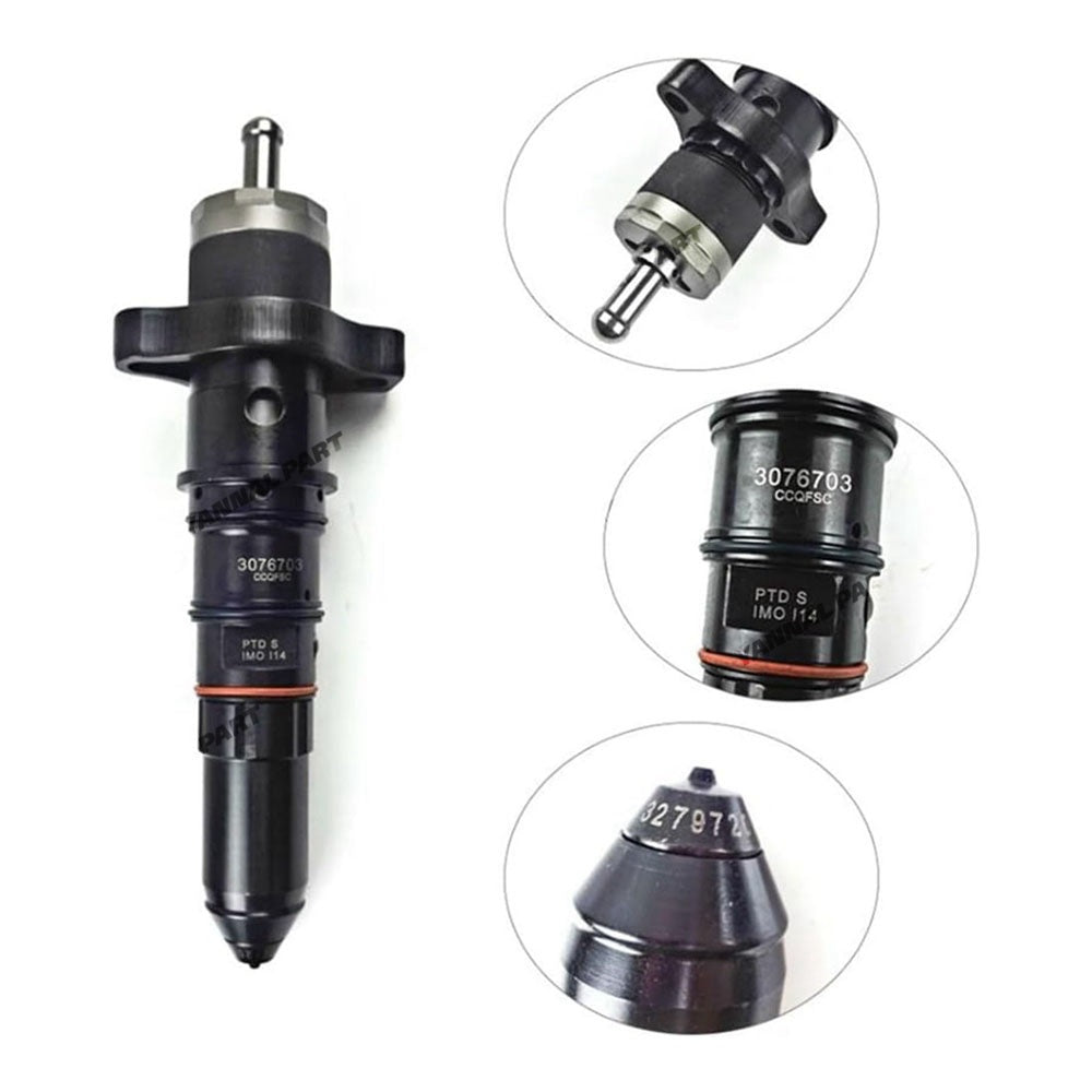 Fuel Injector 3076703 3279719 Fit For Cummins Engine K38 KTA19 KTA38 QSK19 QSK38