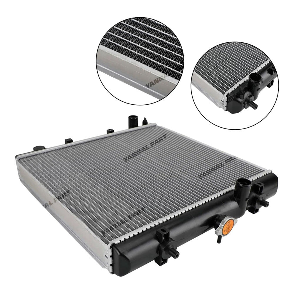 Radiator 3C001-17100 Fit For Kubota Tractor M5040DT M5140F M5660SUH M6040DT M6060HD M7040DT M7060HD