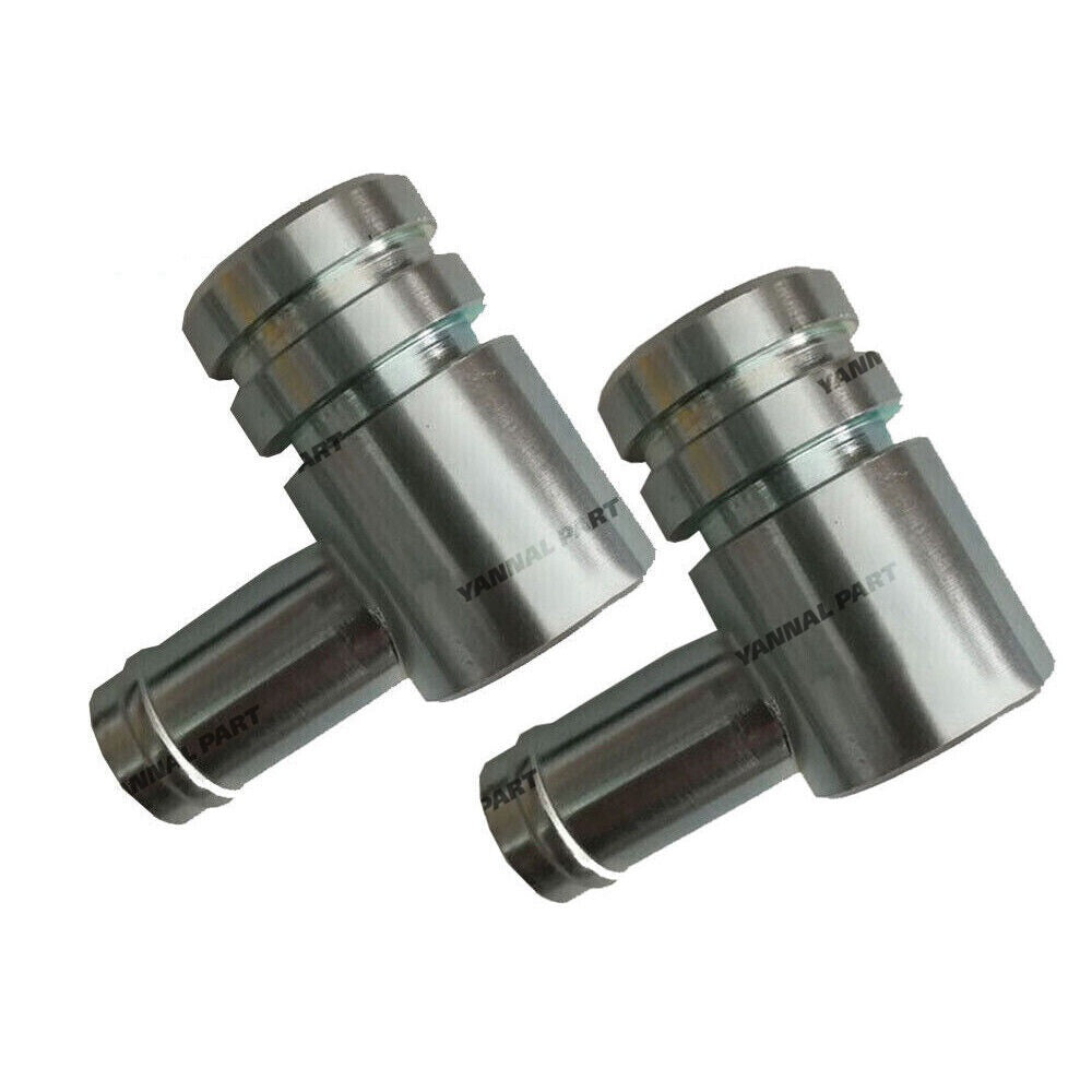 2 PCS Coolant Water Transfer Tube Connection Joint 3917394 Fit For Cummins Engine 4B 6B5.9 8.3C