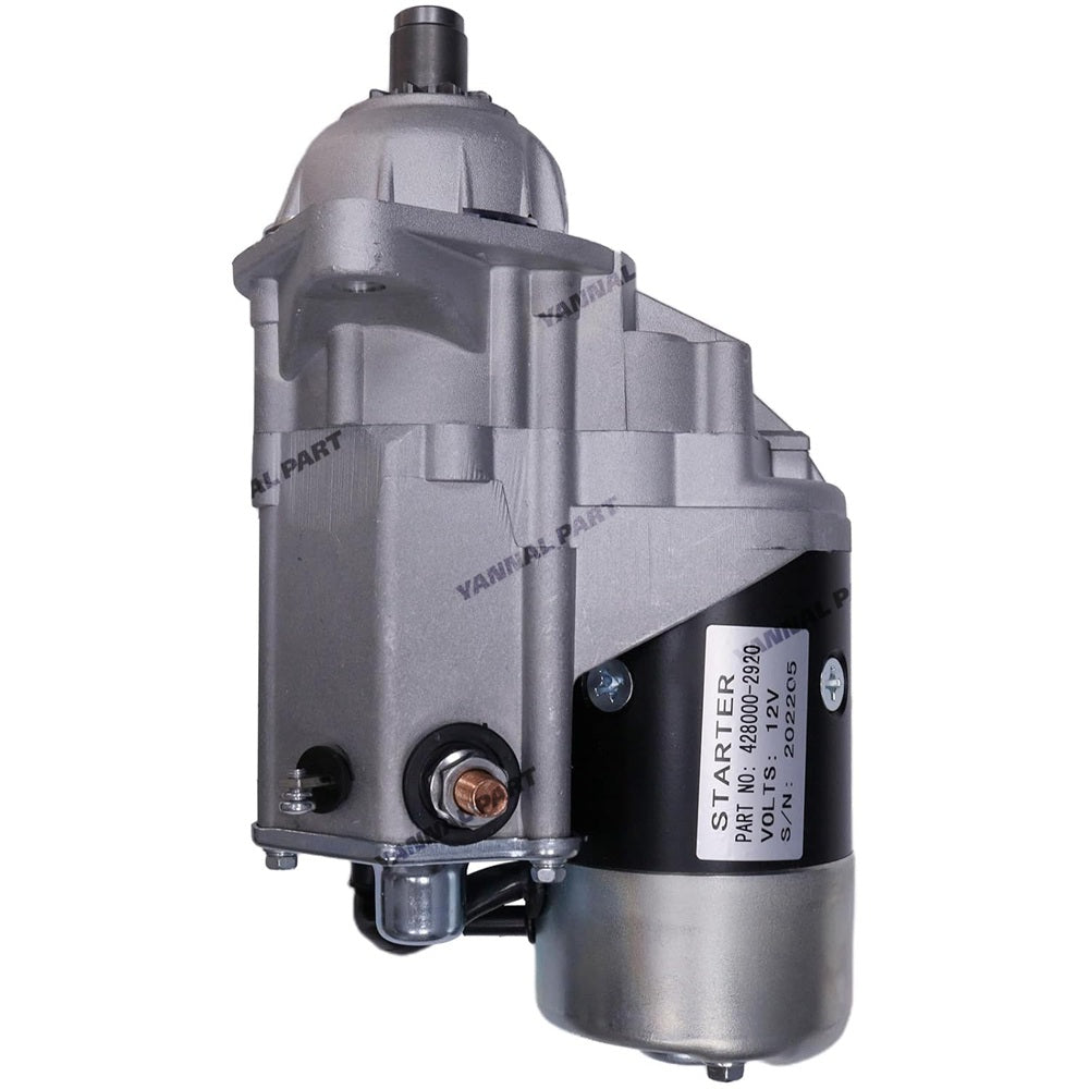 Starter 428000-2920 3971615 70020352 Fit For Denso Cummins QSB 4.5 and 6.7 Tier III Engine JLG Telehandler G10-55A G12-55A