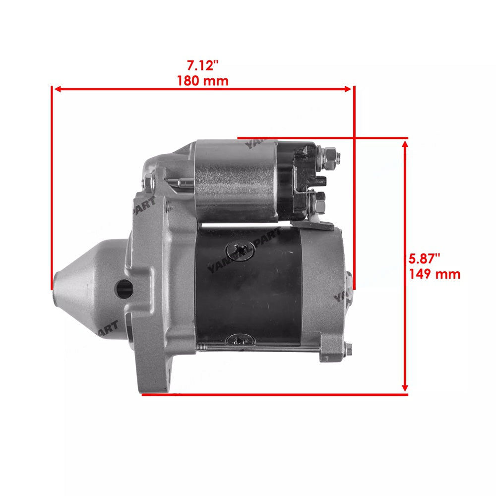Starter Motor AM108615 Fit For John Deere Tractor 320 325 345 335 GT242 GT262 GT275 LX172 LX173 LX176