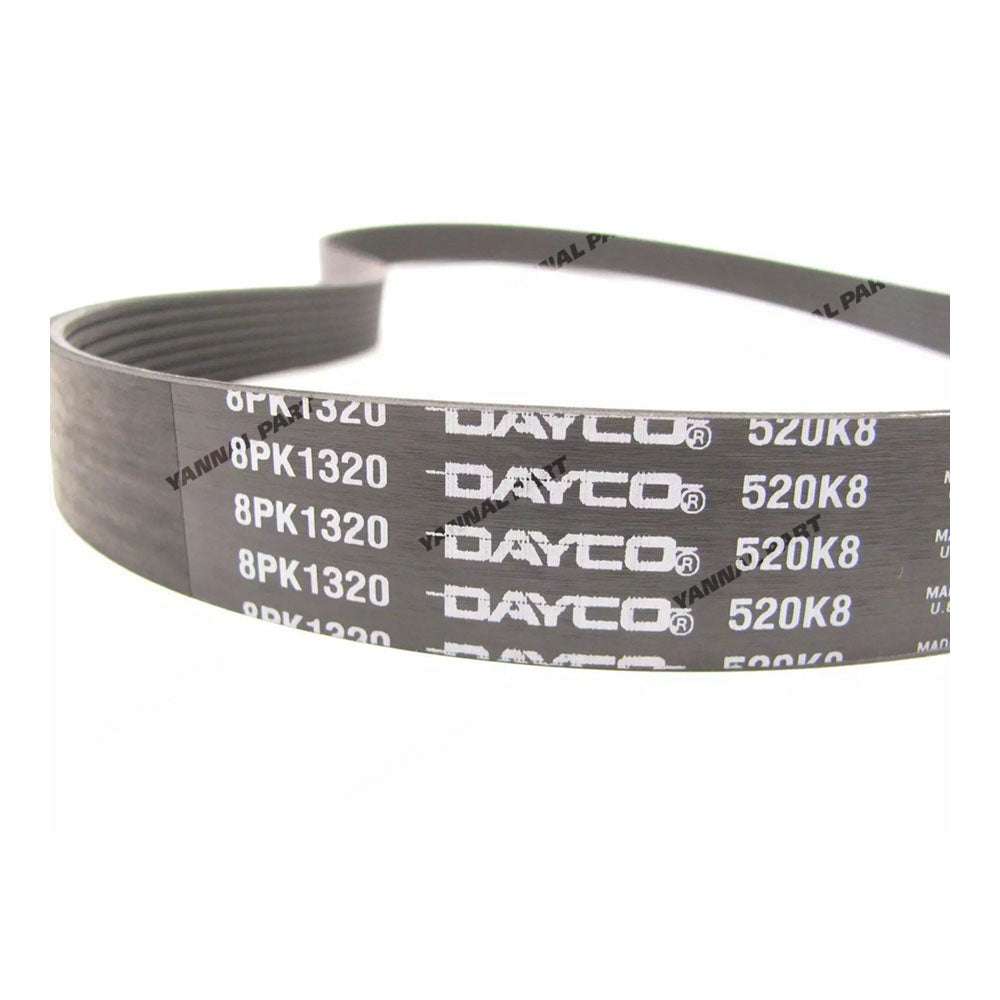 Fan Belt 8PK1320 VOE20430376 Fit For Volvo TAD1670VE TAD1671VE TAD1672VE TAD1641VE TAD1642VE TAD1643VE