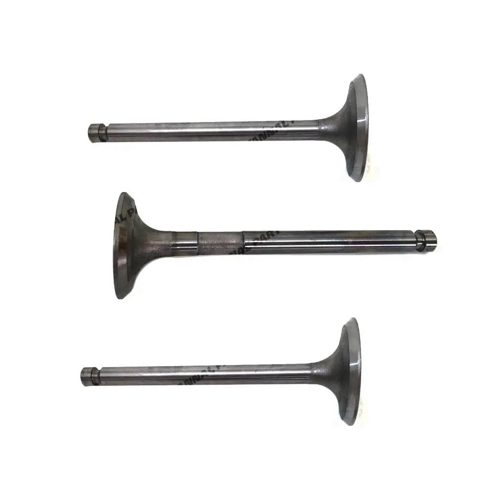 For Yanmar 3TNE88 Komatsu 3D88 Intake Valve 3 PCS YM129100-11100