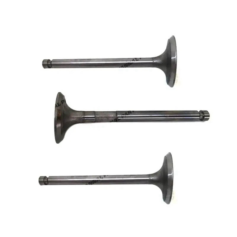 For Yanmar 3TNE84 3TNE84T Komatsu 3D84E Intake Valve 3 PCS YM129100-11100