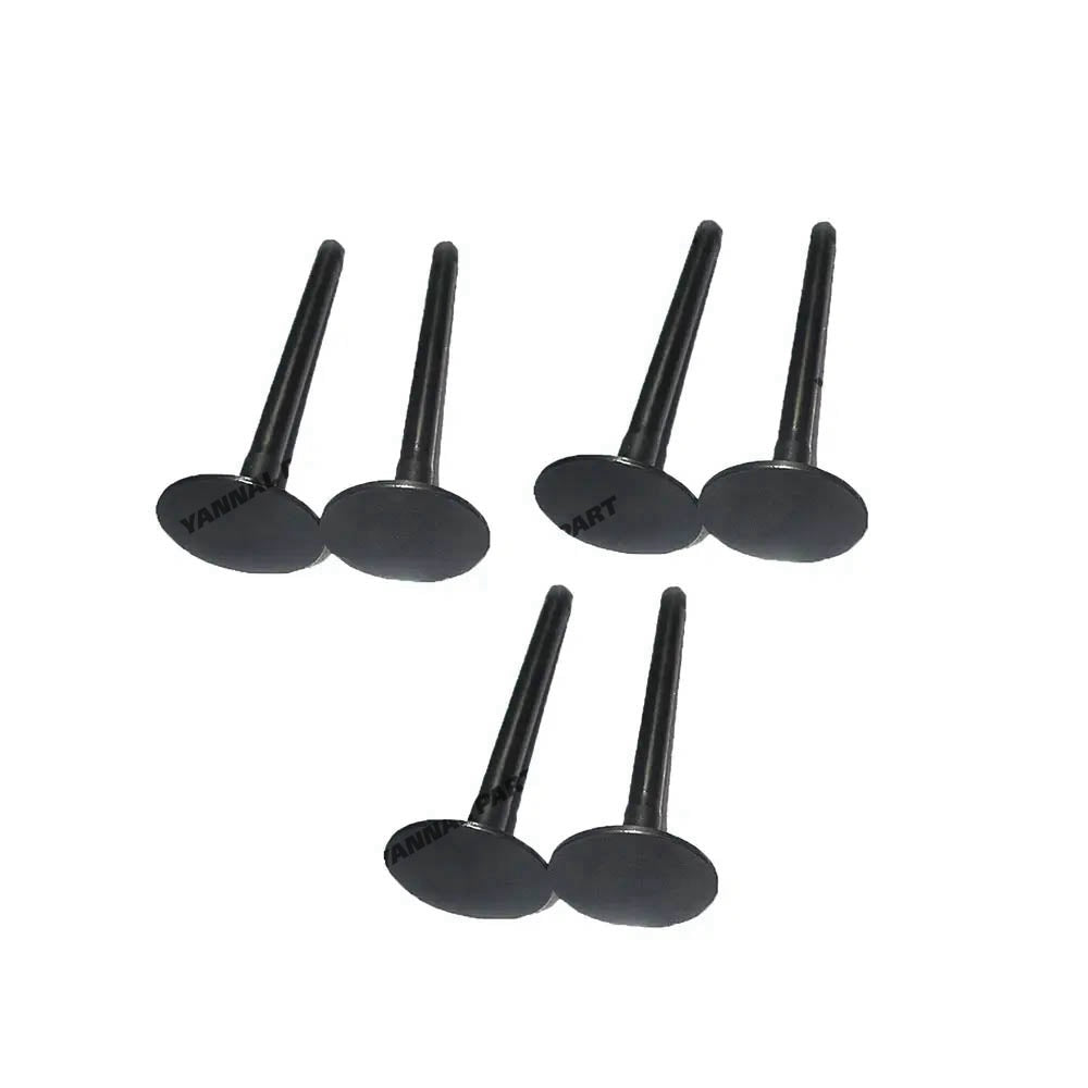 6 PCS Exhaust Valve 6136-42-4210 for Komatsu Hydraulic Excavator 6D105-1F Engine 6D105-1BB 6D105-1L in USA