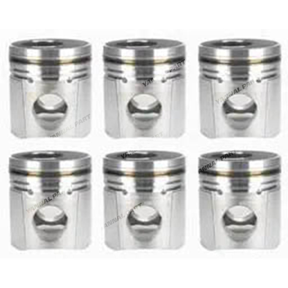 6 PCS Piston 3917707 for Engine 6CT 6CTAA 6CT8.3 6CTAA8.3