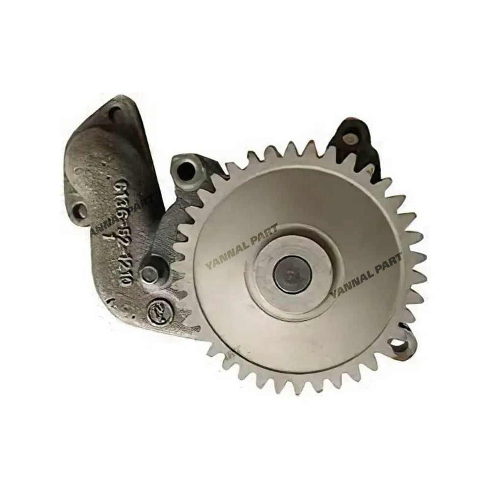 Oil Pump 6136-52-1210 Fit For Komatsu Engine 6D105 Excavator PC220-3 PC200-1 PC200-3