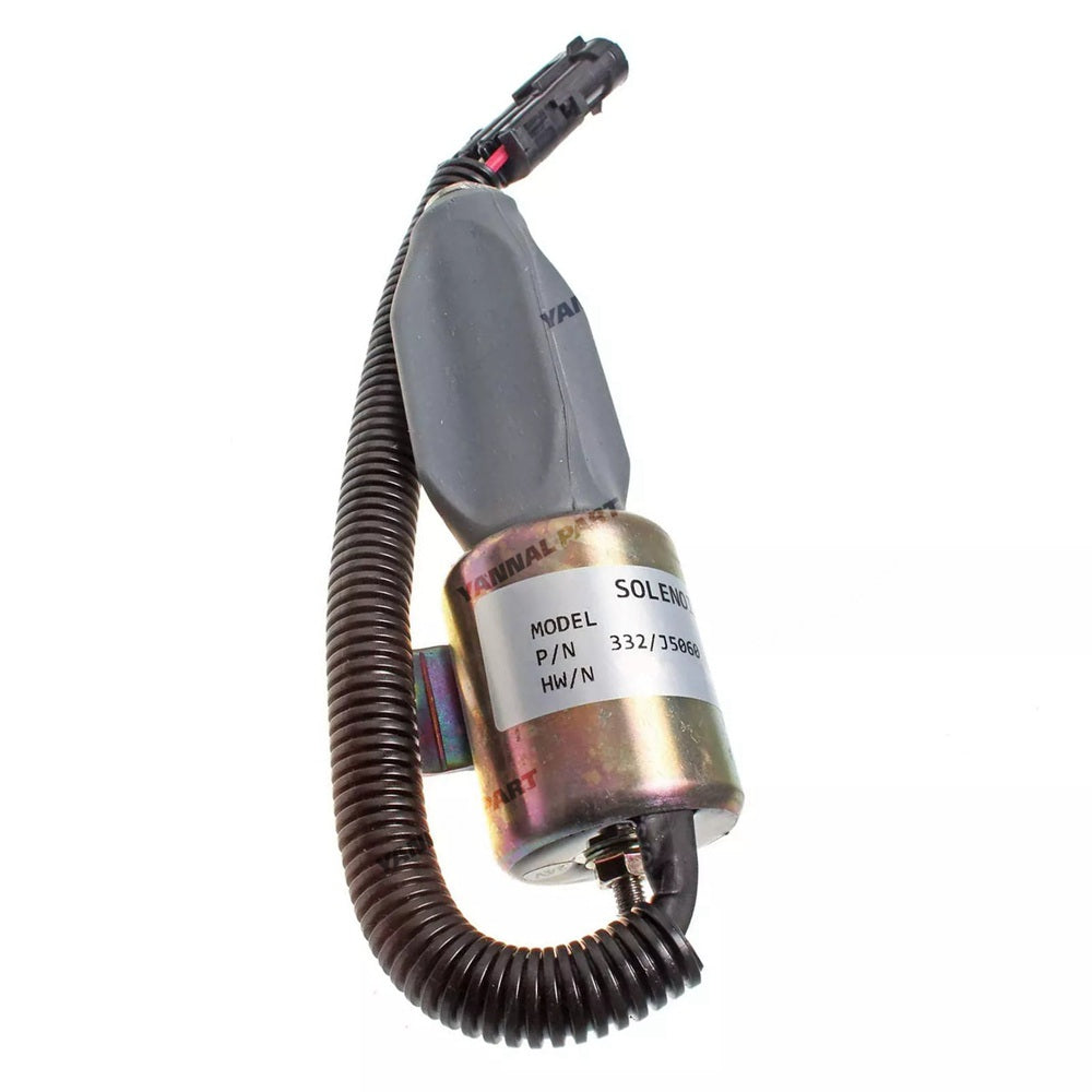 Stop Solenoid 332/J5060 716/30091 Fit For JCB JS115 JS130 JS160 JS180 JS240 JZ140 JS330 24V