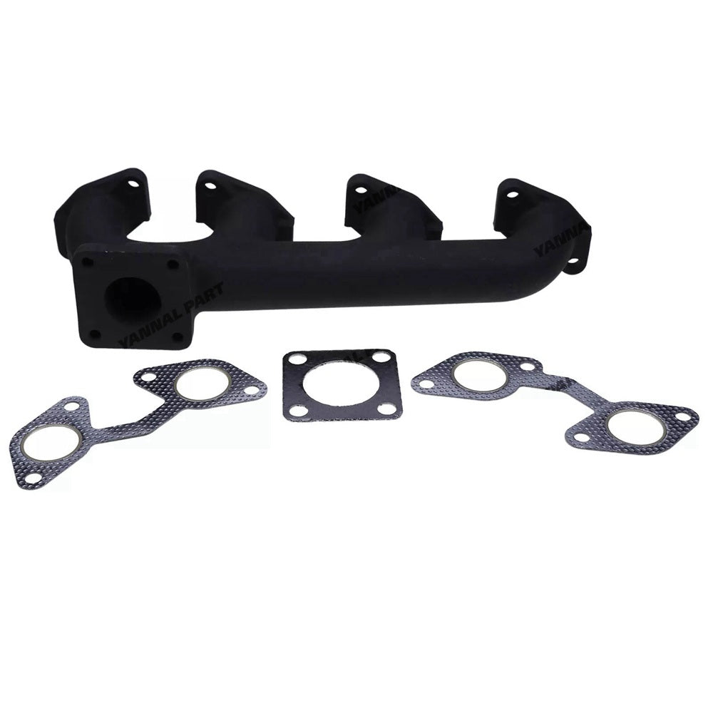 Exhaust Manifold With Gasket 6651482 for Kubota Engine V2203 V1903 Bobcat 331 334 335 337 341 430 E42 E45 751 753 763 773 S150 S160 S175 S185