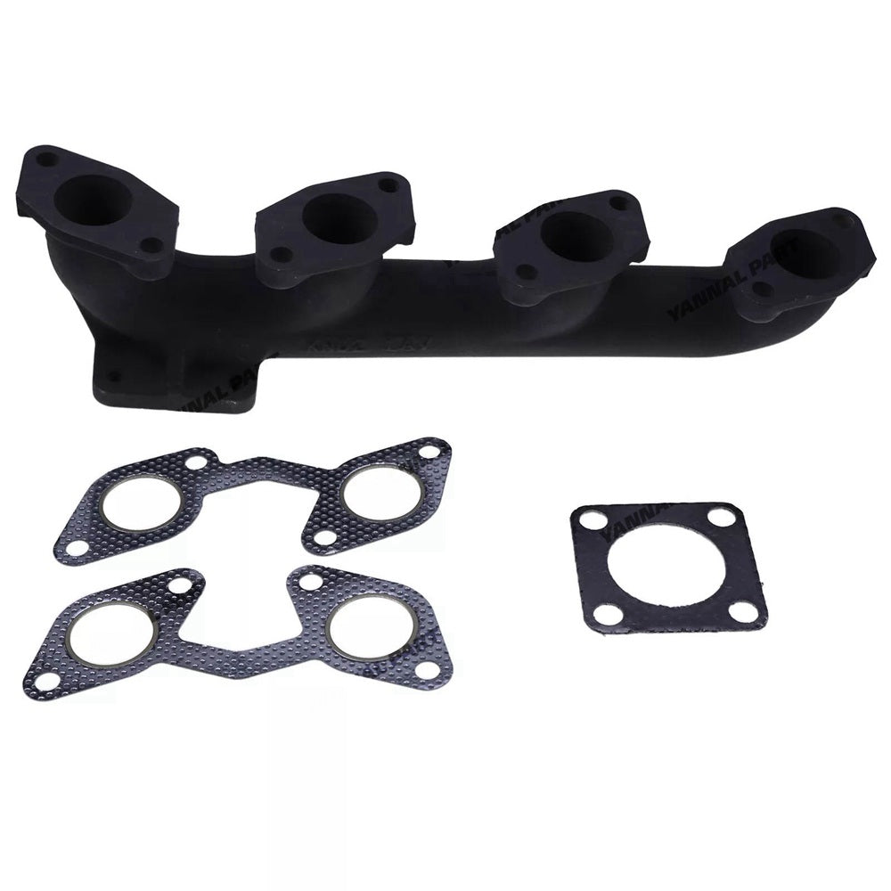 Exhaust Manifold With Gasket 6651482 for Kubota Engine V2203 V1903 Bobcat 331 334 335 337 341 430 E42 E45 751 753 763 773 S150 S160 S175 S185