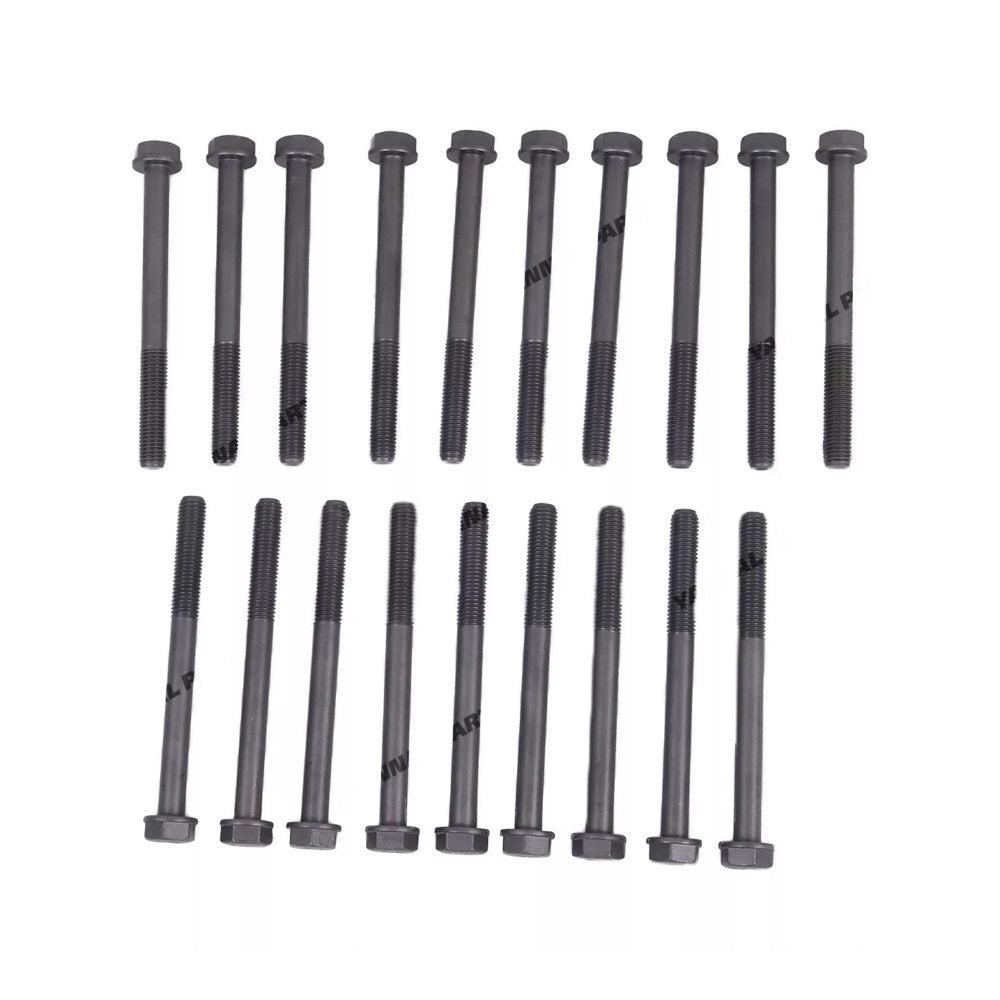 19 PCS Cylinder Head Bolt 5-09009-053-0 for Isuzu Engine C240 C240PKJ C240PKG C240PKD C240-1-F TCM Komatsu Forklift