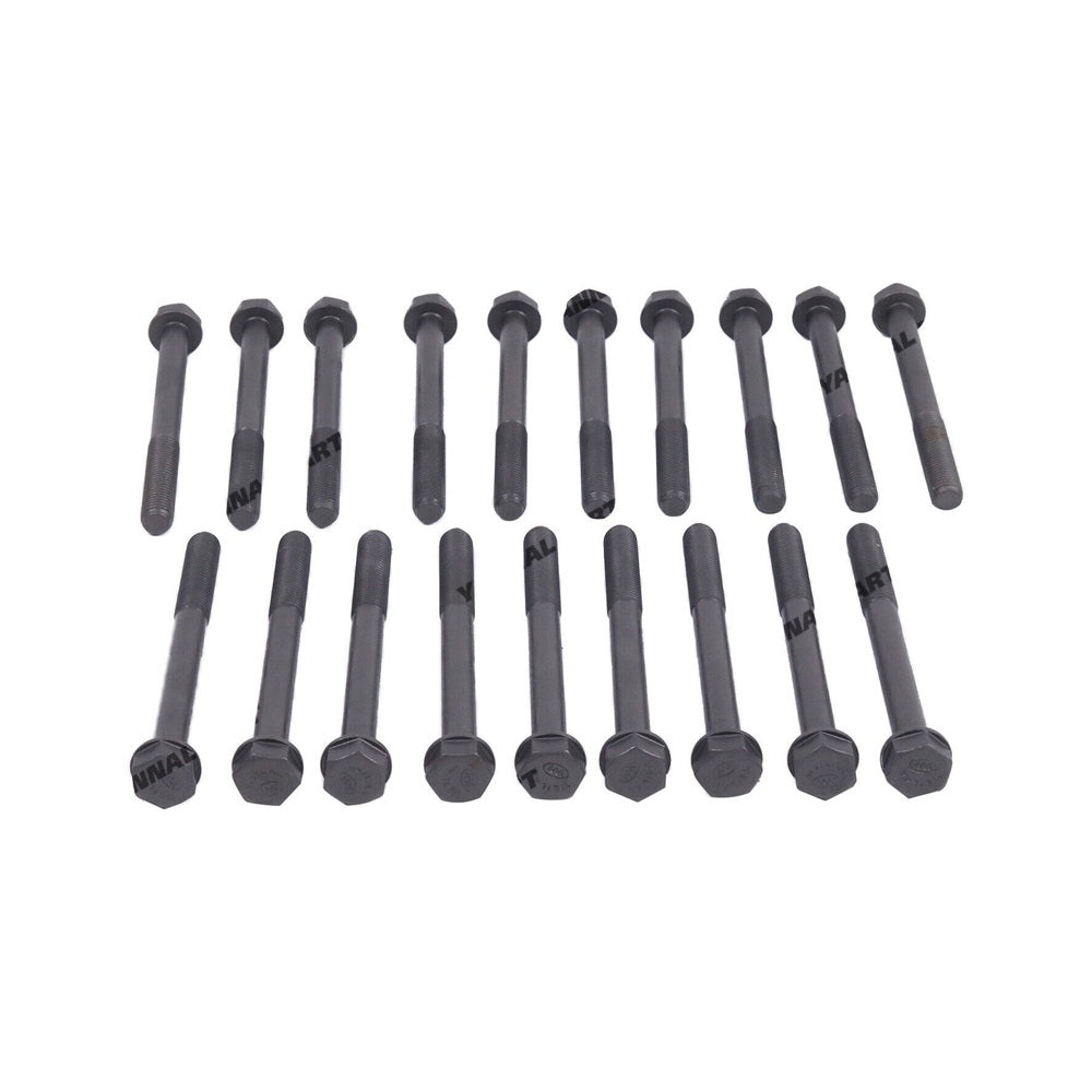 19 PCS Cylinder Head Bolt 5-09009-053-0 for Isuzu Engine C240 C240PKJ C240PKG C240PKD C240-1-F TCM Komatsu Forklift
