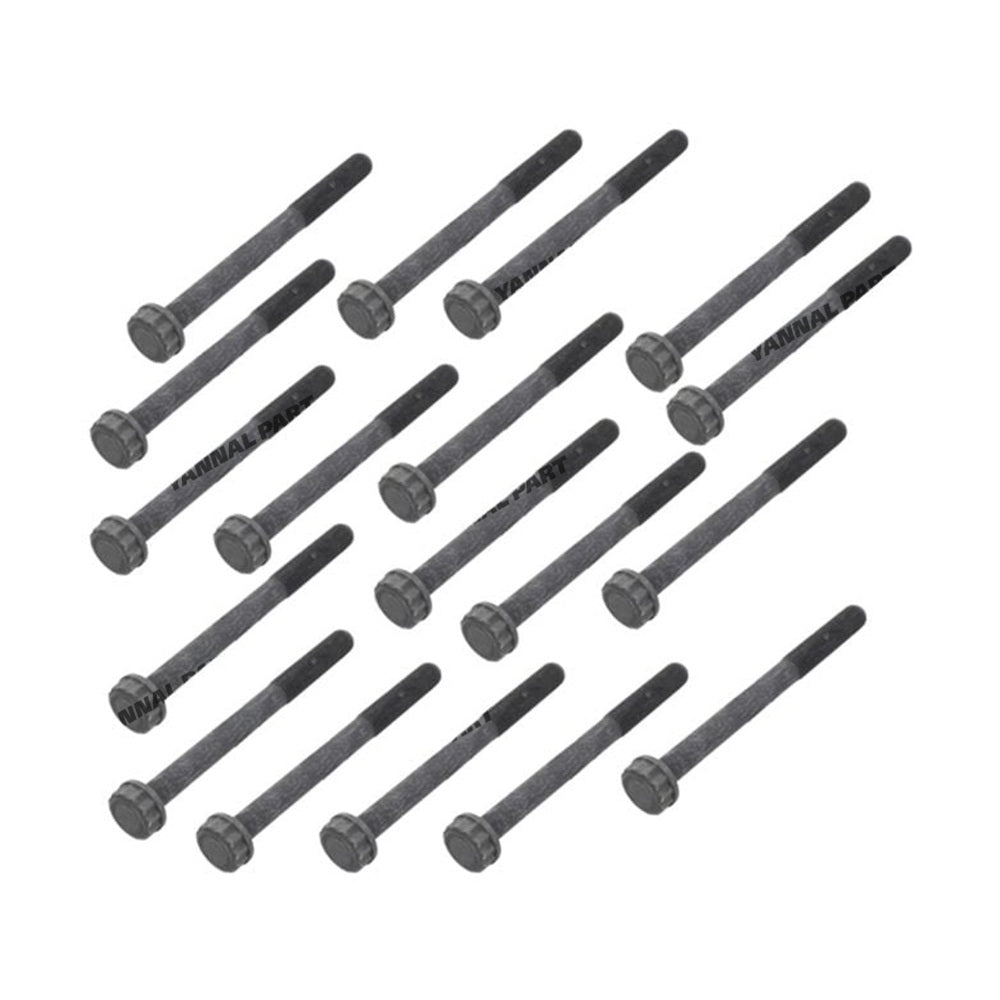 18PCS Cylinder Head Bolt 8942473551 8944556670 8971334161 Fit For Isuzu Engine C240 4JB1 4JB1-TC 4JB1-T 4JG1 4JG2 4JA1 4JC1 4JE1 4JJ1 4JH1 4JF1 4JD1 4KH1 4JA1-T 4JH1-T