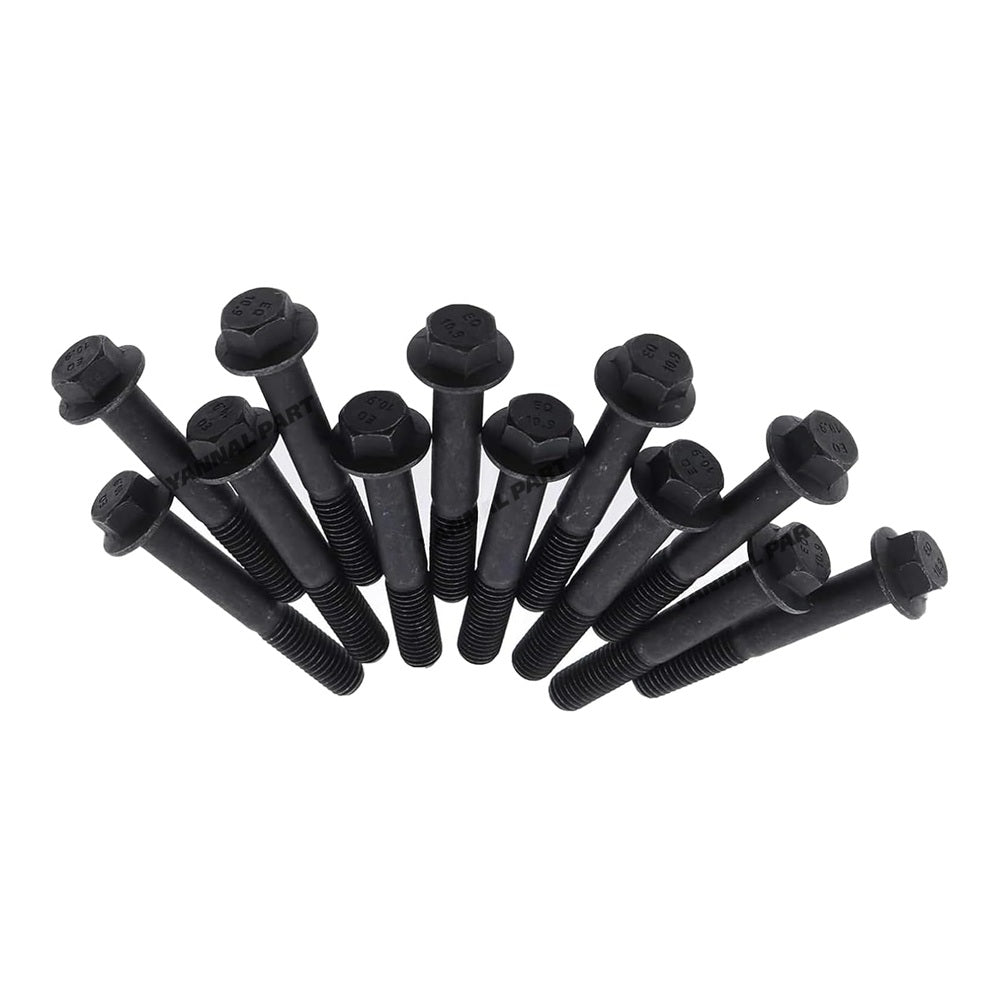 12 PCS Cylinder Head Bolt 4982142 Fit For Cummins Engine B3.3