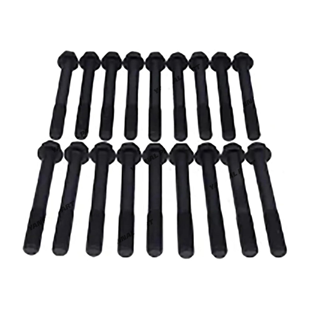 18 PCS Cylinder Head Bolt 7256720 for Doosan Engine D34 Bobcat Loader S770 S740 S750 S850 A770 T750 T870 T740 T770