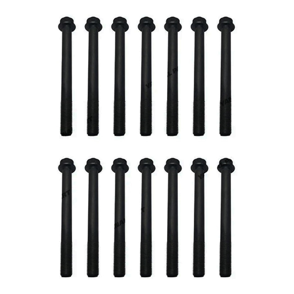 14 PCS Cylinder Head Bolt 25-15024-00 for Kubota D1105 Carrier CT3.69 CT3-69-TV Engine