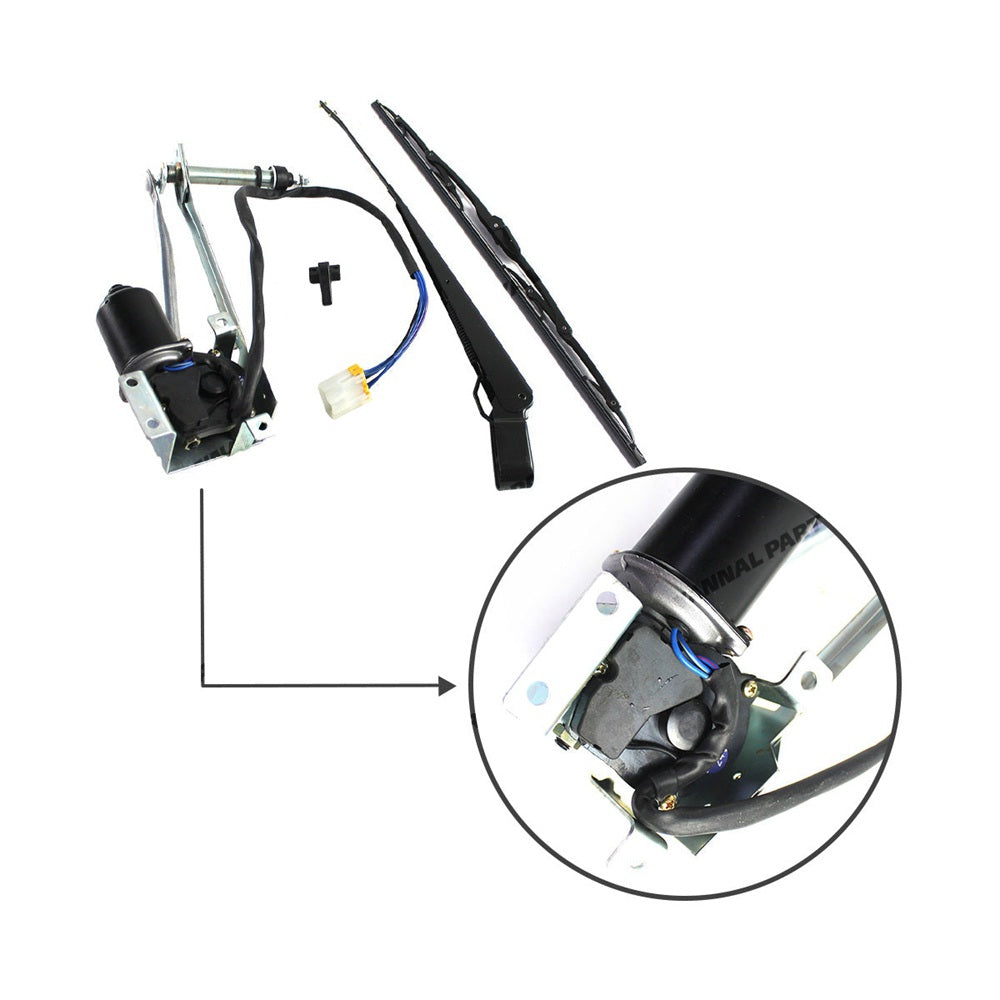 Wiper Motor 20Y-54-52211 Fit For Komatsu Excavator PC130-8 PC300-8 PC350-8 PC200-7 PC300-7 PC400-7