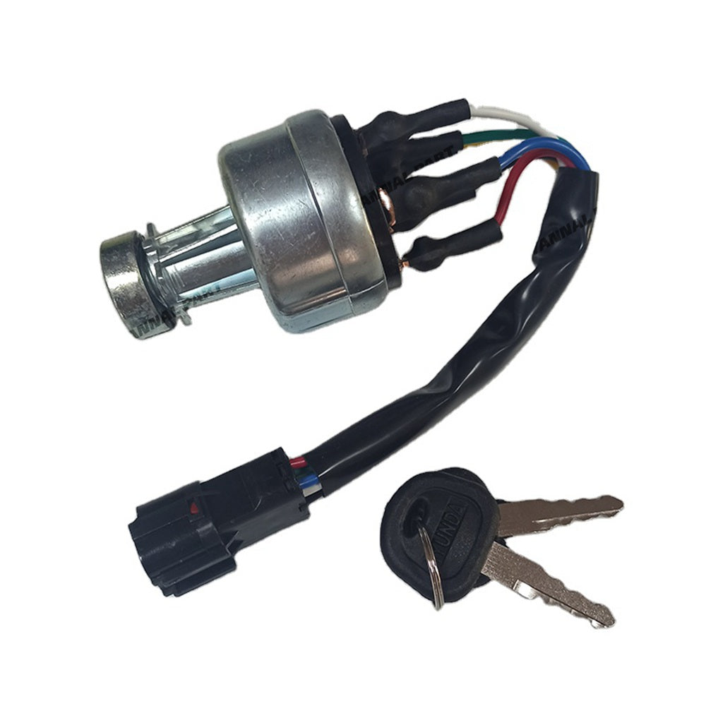 Ignition Switch 21E6-10430 Fit For Hyundai Excavator R55-3 R95W-3 R140LC-7 R210LC-7 R290LC-7 R320LC-3 R360LC-7 R450LC-3