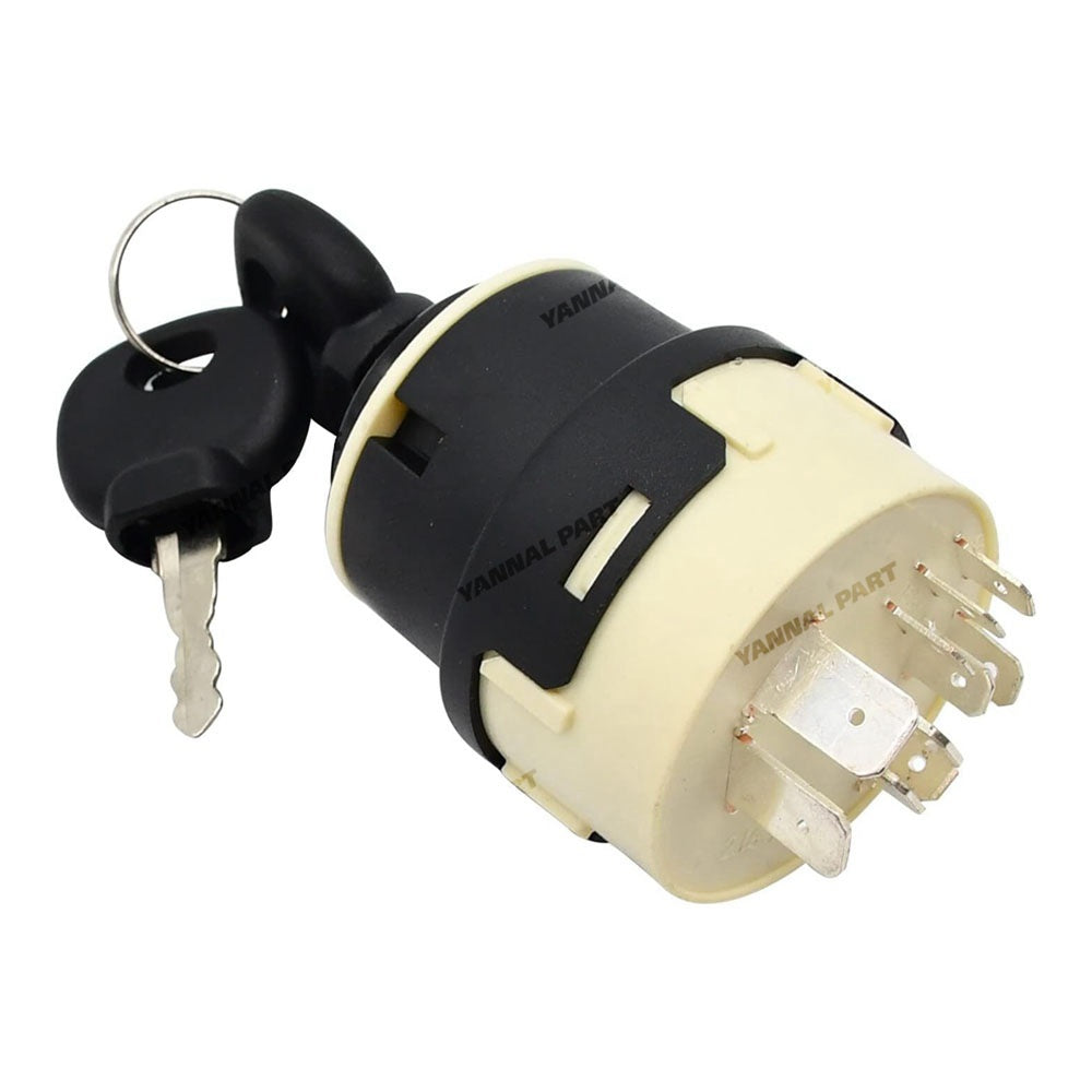 Ignition Switch With 2 Keys 1532371C2 Fit For CASE 585 685 743 745 844 856 956 1255 1455 Excavator 125B 170B 220B 350CKB