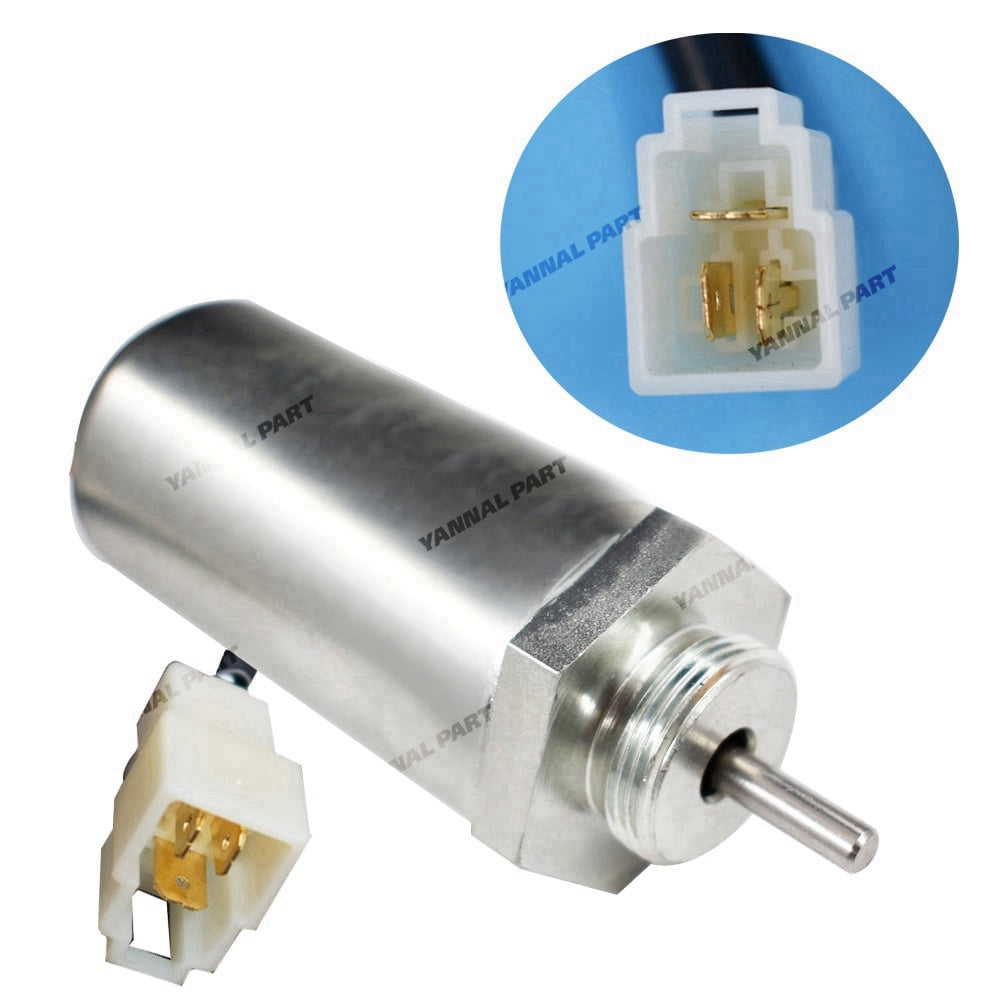 12V Fuel Shutoff Solenoid 8973295680 for Isuzu Engine 3LA1 3LB1 3LD1 3LD2 4LB1 4LE1 4LE2 Truck PA XD XV