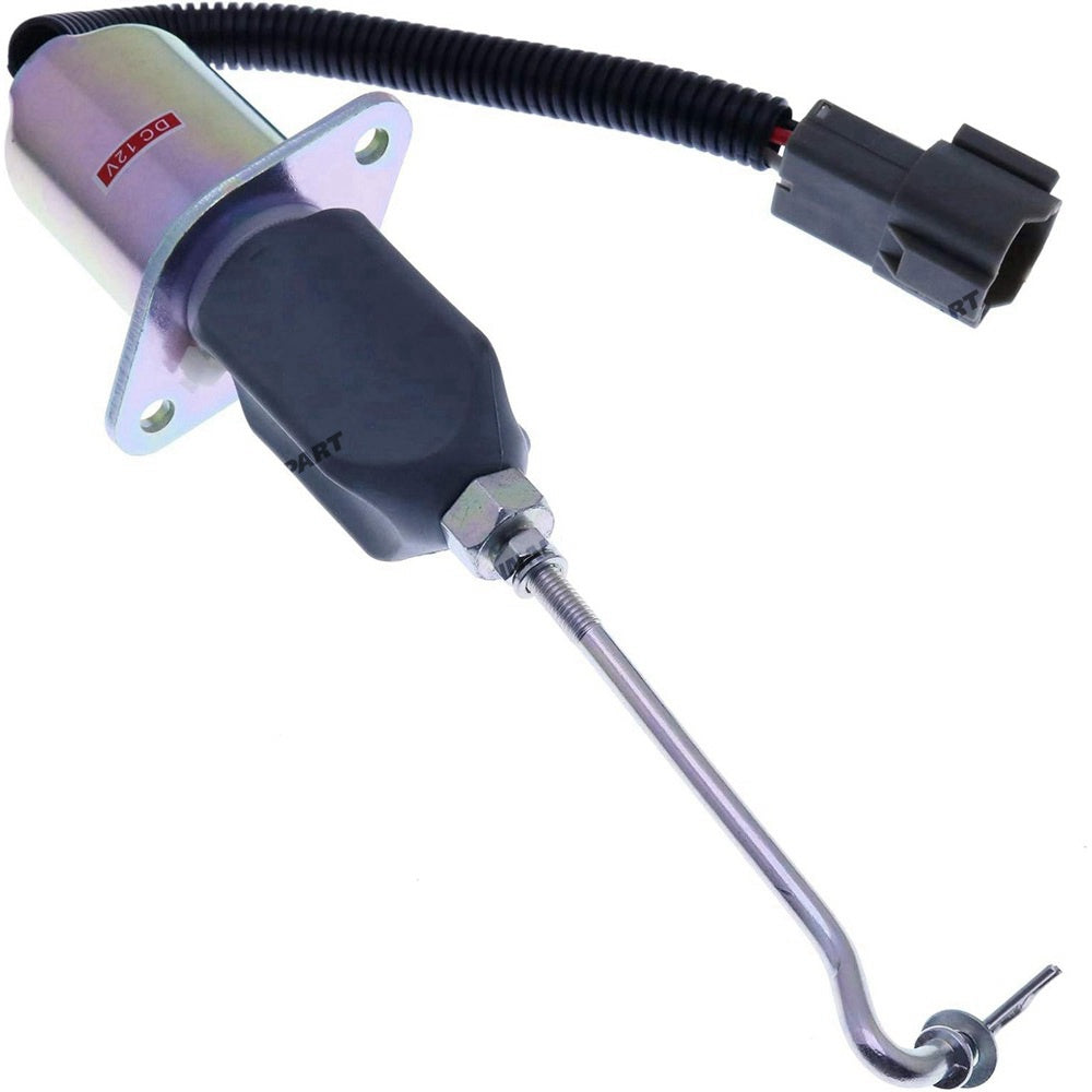 12V Stop Solenoid Valve 32A87-15100 for Mitsubishi Engine S4S-Z1DT61ES Shovel ECOMAT