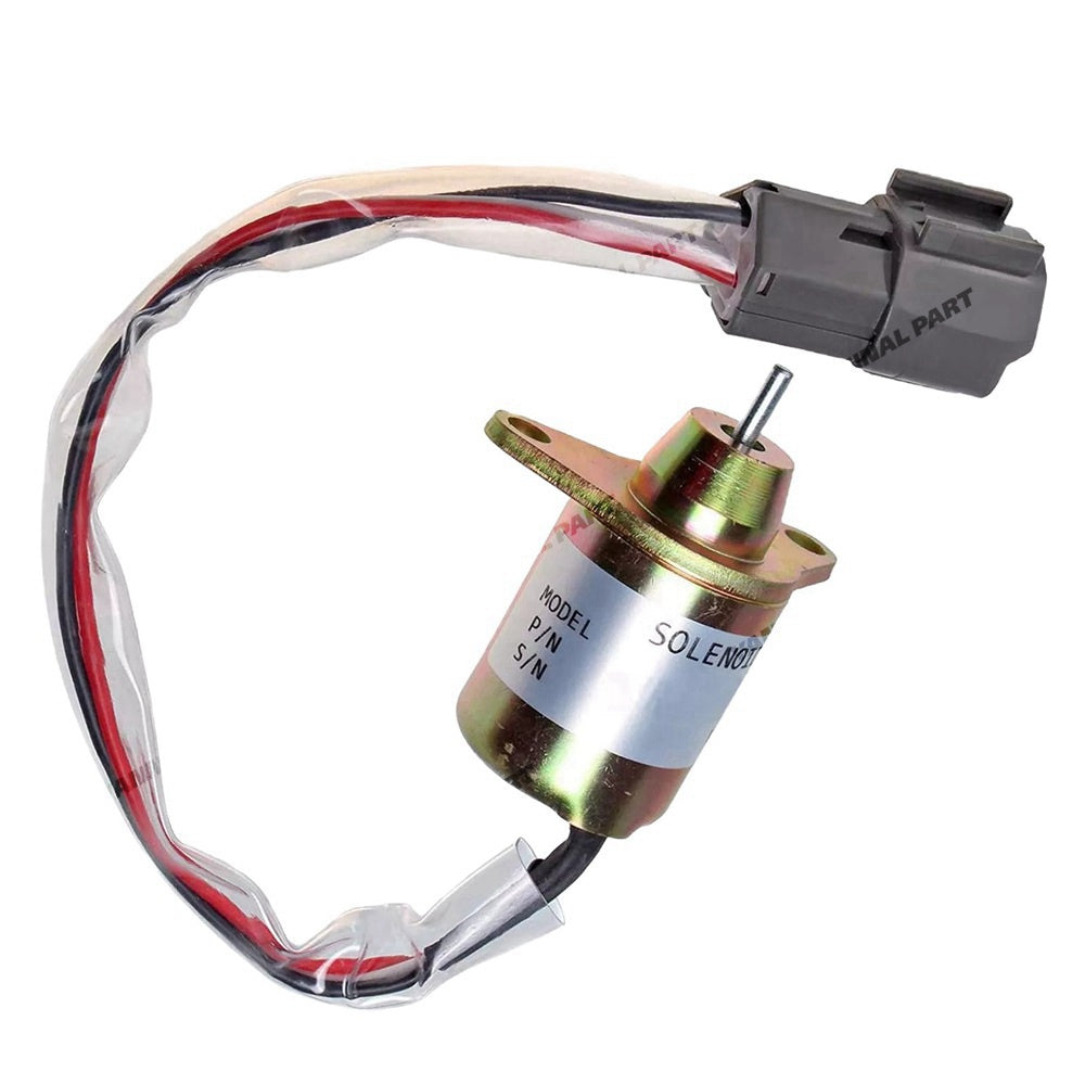 Fuel Shut Off Solenoid 129612-77940 Fit For Yanmar 3TNV88-BPTB2 Engine TB235 Doosan DH80 Excavator