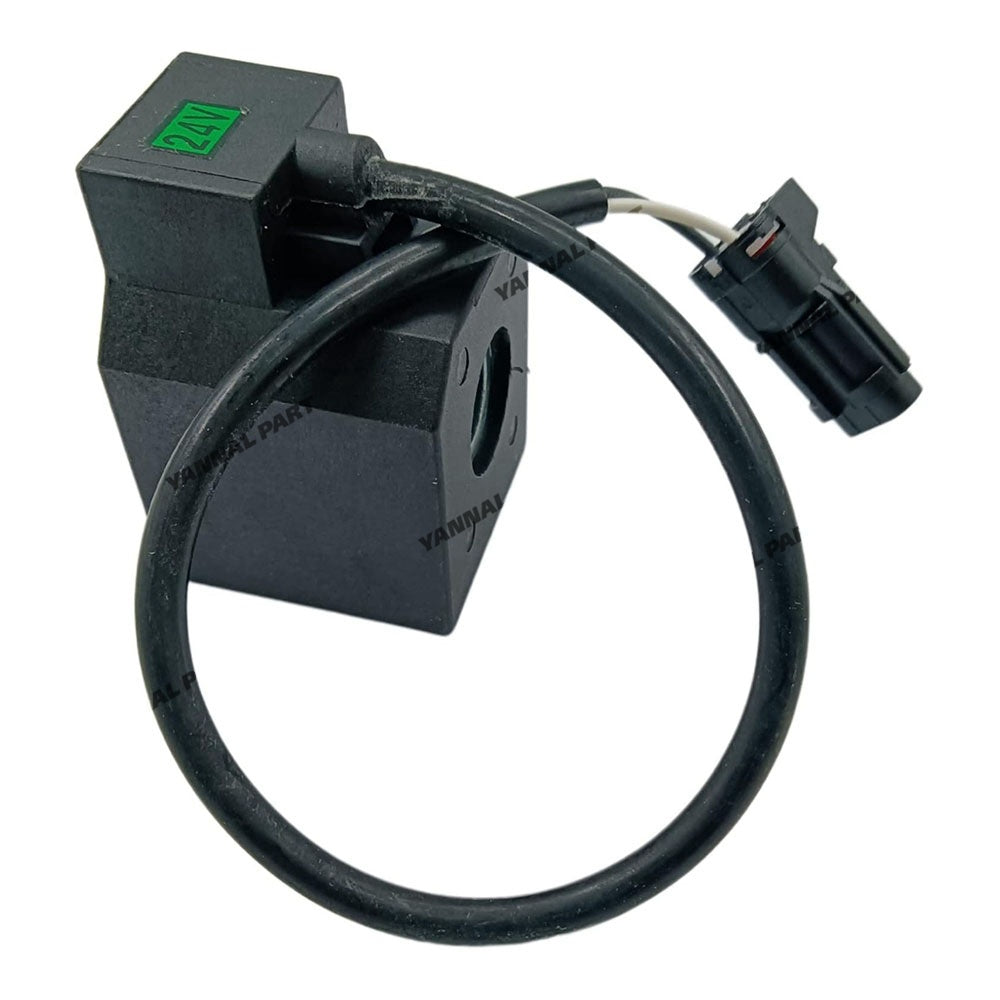 Solenoid Valve Coil EDH0427V-H Fit For Hyundai Excavator R130W-3 R160LC-3 R170W-3 R180LC-3 R200NLC-3 R200W-3 R210LC-3 R210LC-3H R250LC-3 R260LC-9A