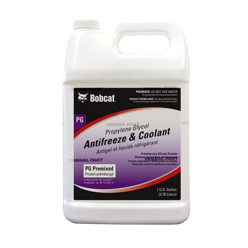 Part No. 6983128 Antifreeze & Coolant (PG) Premixed 1 Gallon Fit For Bobcat