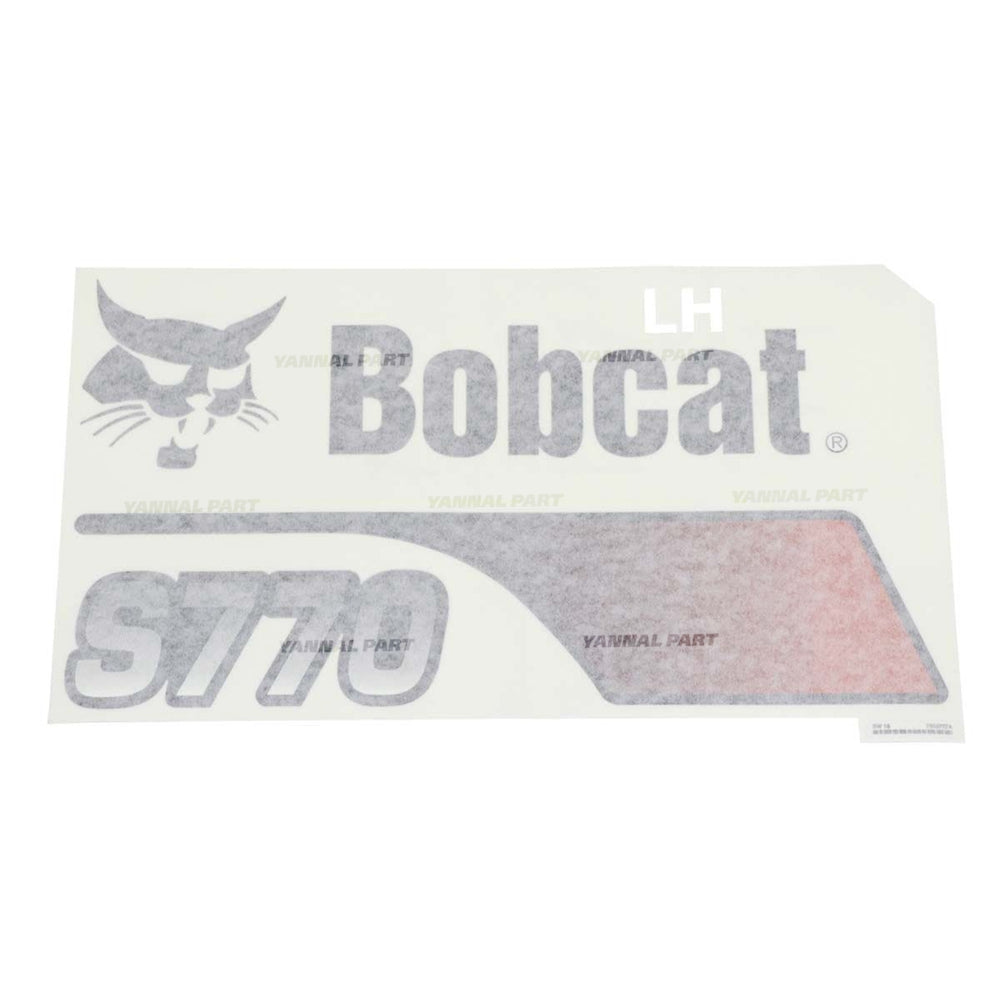 Part No. 7303727 Decal Upright Lh Fit For Bobcat