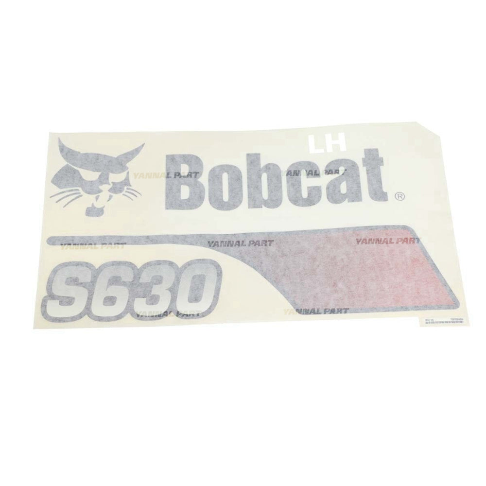 Part No. 7302840 Decal Upright S630 Lh Fit For Bobcat