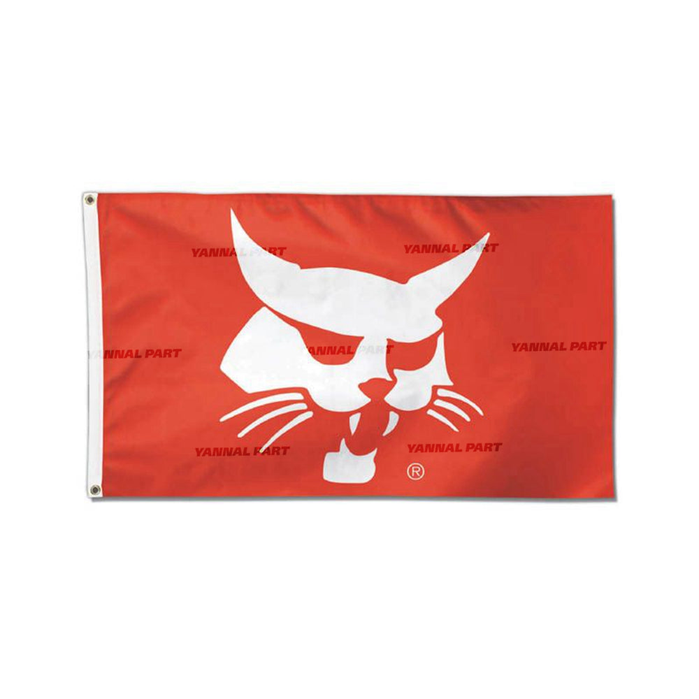 Part No. 7503667 4' x 6' Bobcat Flag Fit For Bobcat