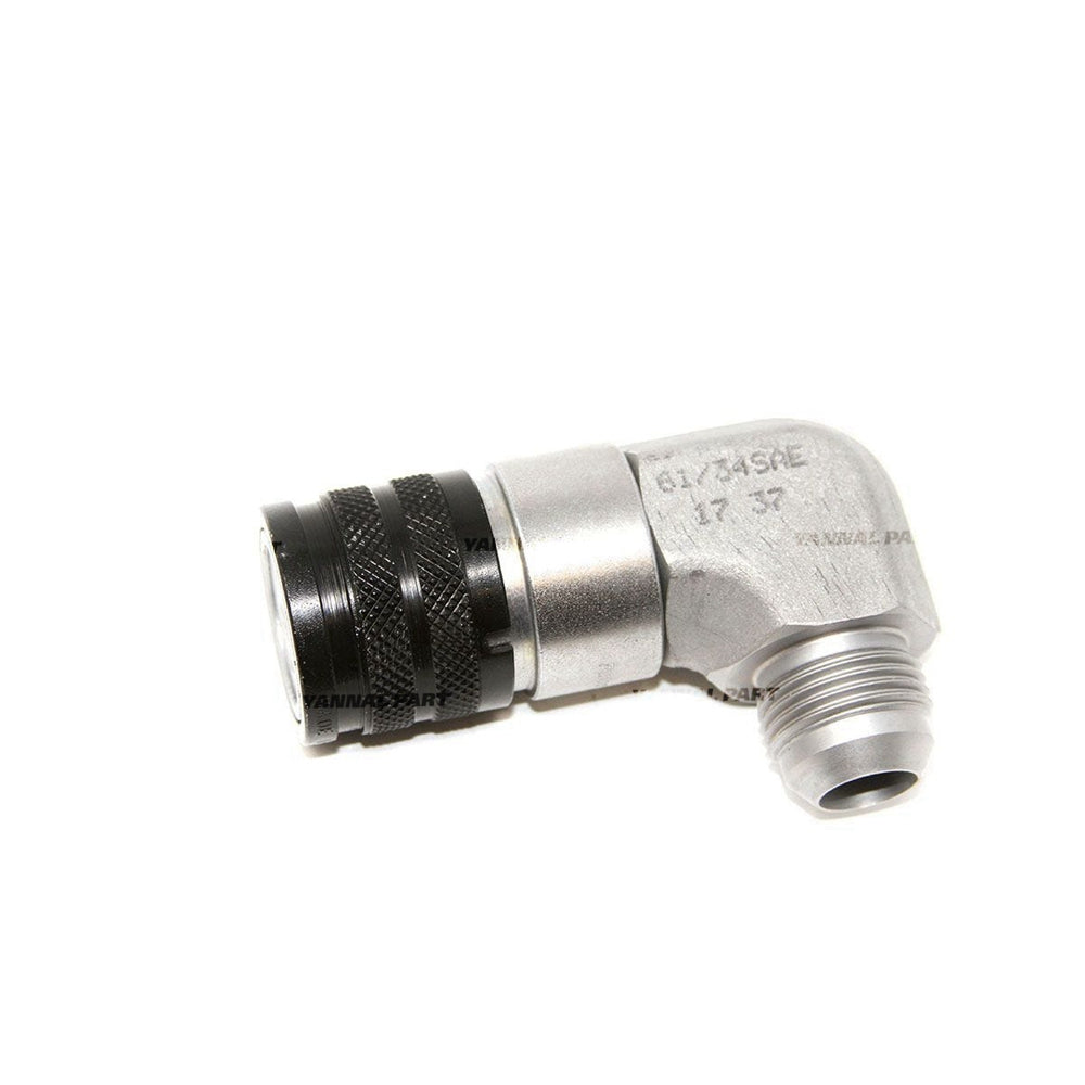 Part No. 7246781 90 Degree Flat Faced Female Coupler, 1/2 body, 1-1/16 JIC thread Fit For Bobcat