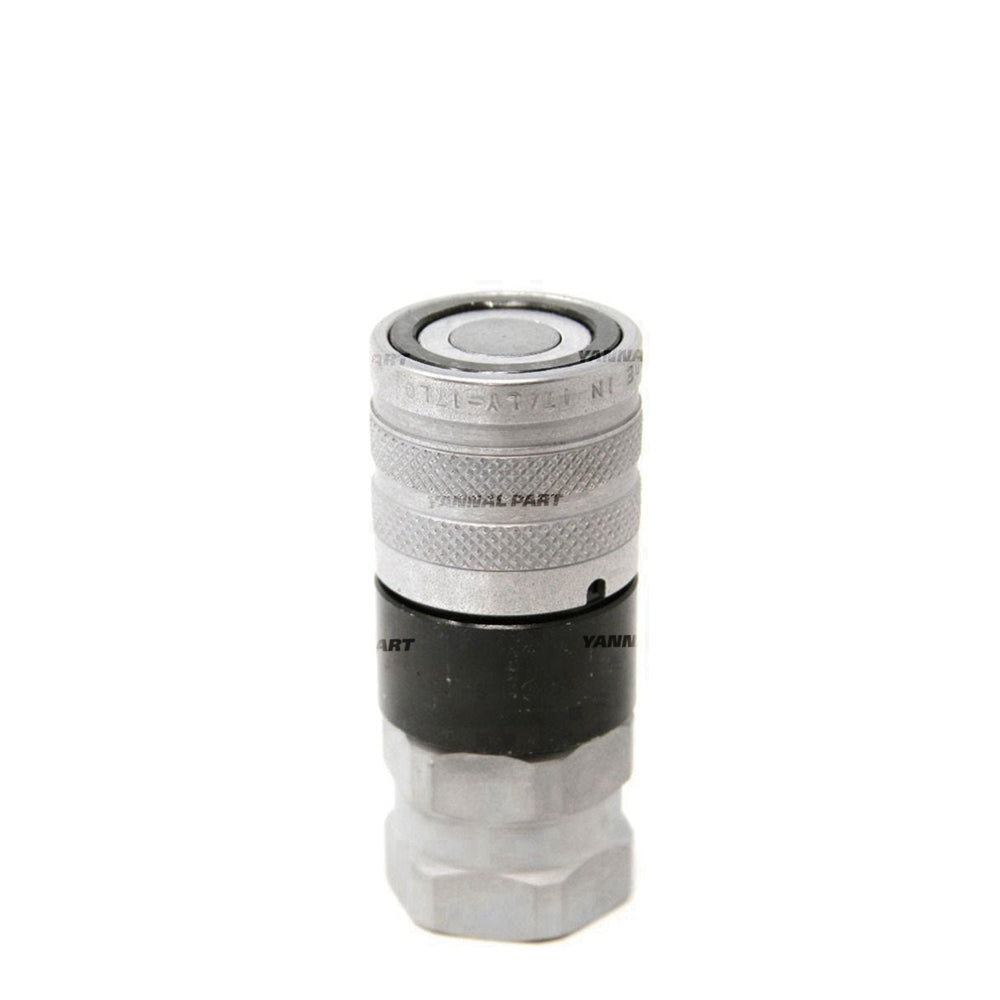 Part No. 7246797 Flat Faced Female Coupler, 1/2 body, 1-1/16 SAE thread Fit For Bobcat