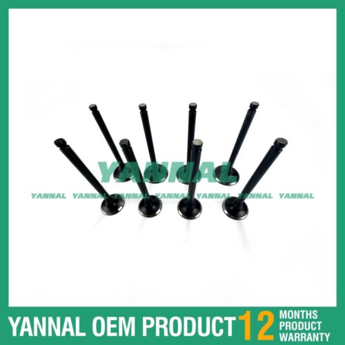 4D84-1 Intake Valve With Exhaust Valve For Yanmar Excavator Engine Parts