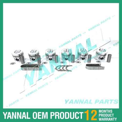 6x para el equipo del pist¨®n de Mitsubishi con los recambios del motor de los transportes del motor del anillo S6K