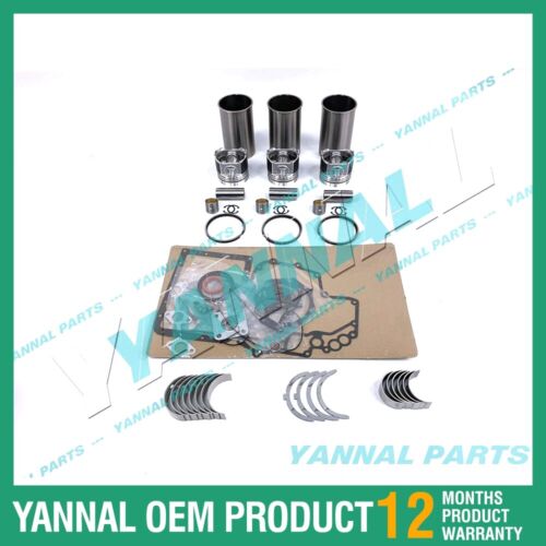 Kit de reconstrucci¨®n de K3C-IDI con juego completo de cojinetes de junta para motor Mitsubishi