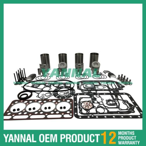 V1902 For Kubota Overhaul Rebuild Kit Piston Ring Full Head Gasket Set Bearing