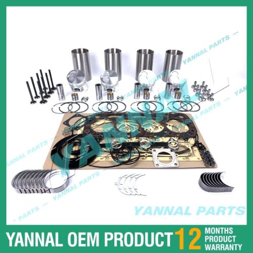 For Case SV185 Skid Steer DX55 Tractor N844LT-D Overhaul Rebuild Kit NEW